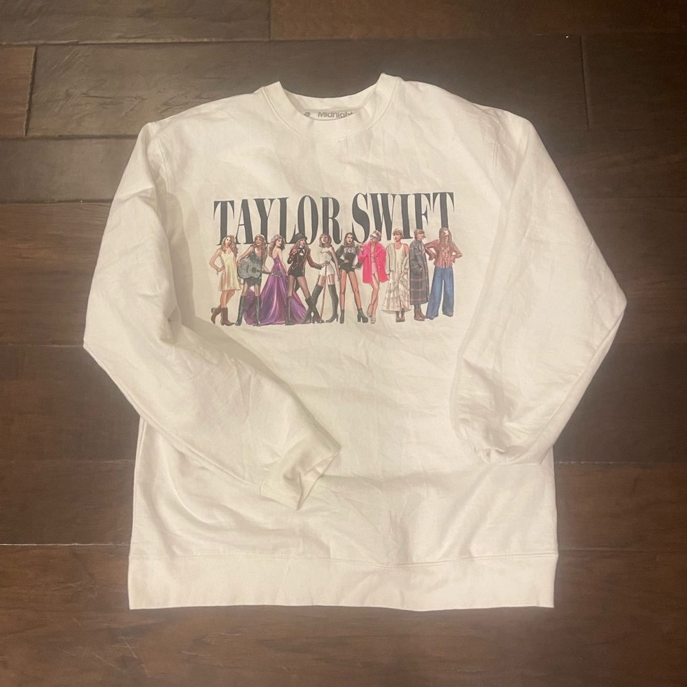 RARE Large Taylor Swift Eras Crewneck (Debut-Midnights)